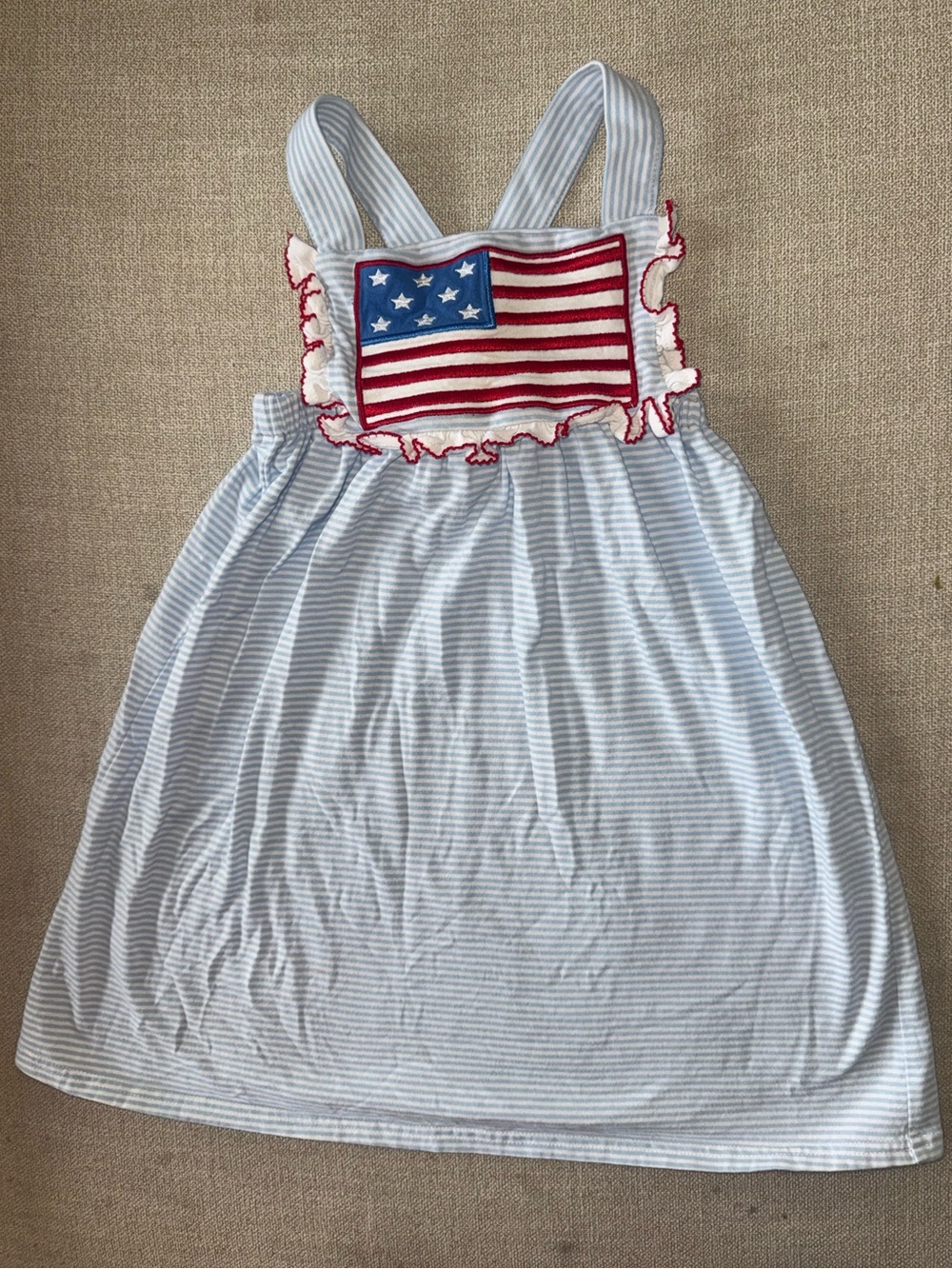 Classic whimsy American flag dress